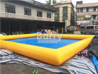 Personalized China Best Large Deep Yellow And Blue Inflatable Pool For Kids BY-SP-039